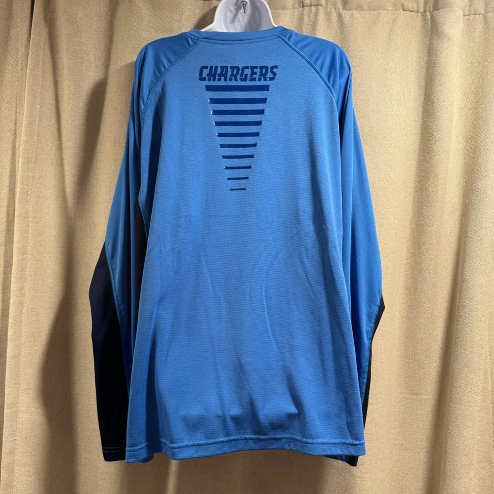 Nike NFL Chargers Long Sleeve Dri-FIT‎ Training Shirt Mens XL Football Bundle